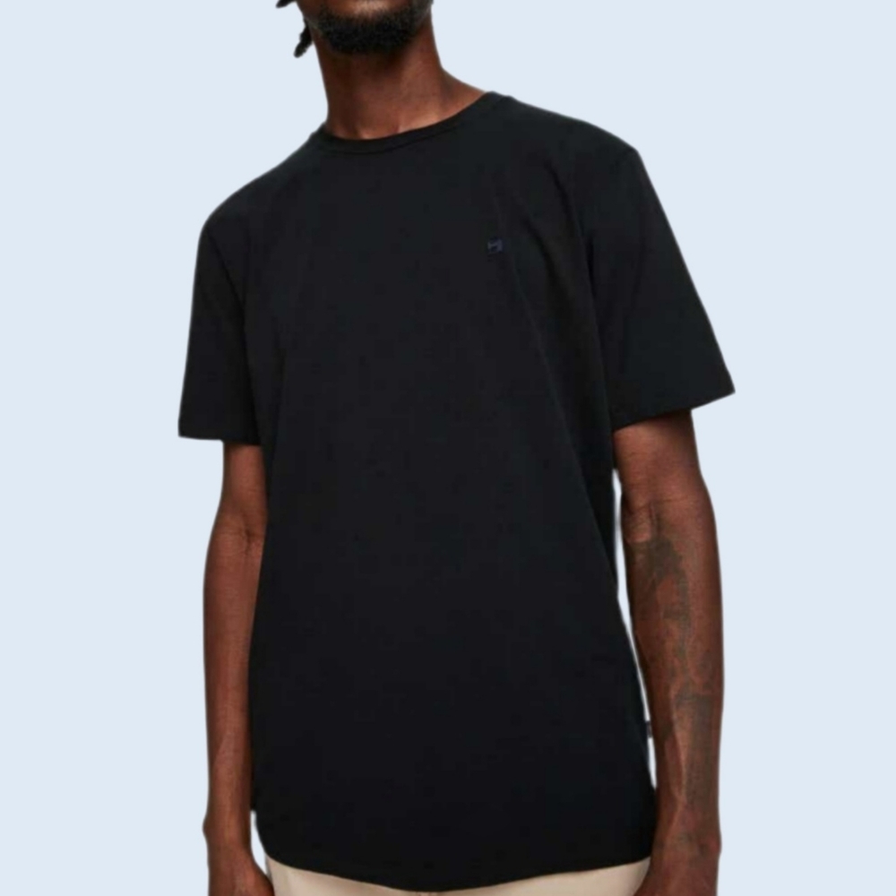 Scotch & Soda Black Crew Neck T-Shirt